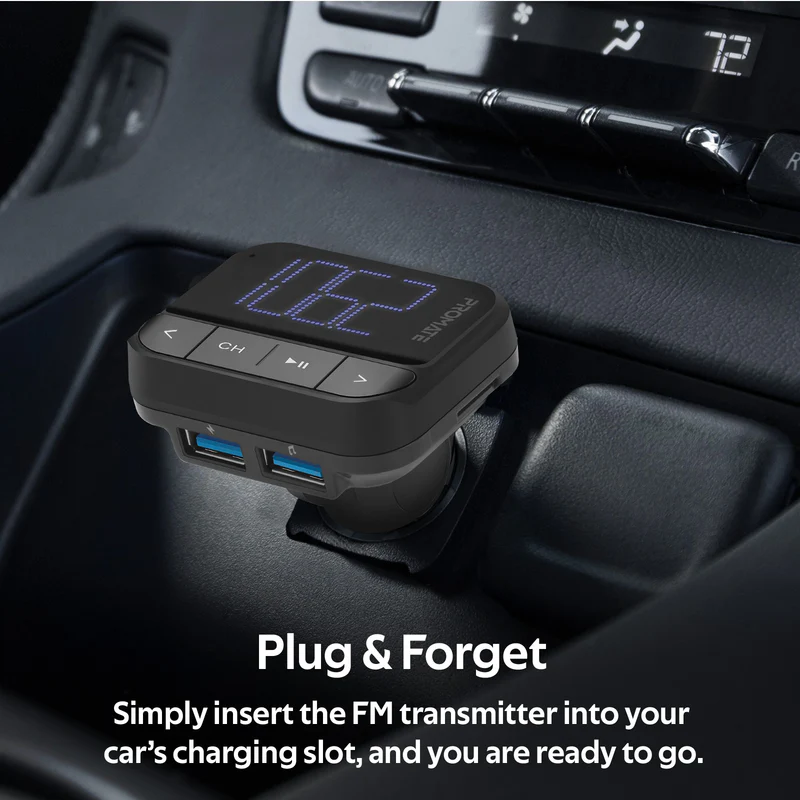 Promate – FM Transmitter Dual USB